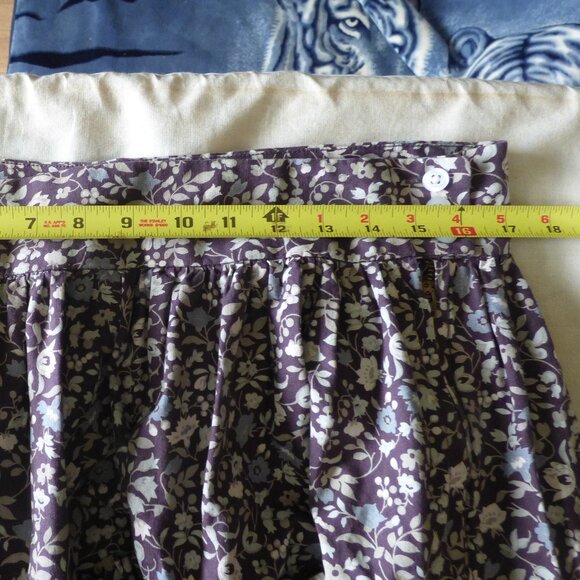 VINTAGE VICTORIAS SECRET MODA INTERNATIONAL FLORAL FULL TIERED SHORT SKIRT 14 - Picture 11 of 13
